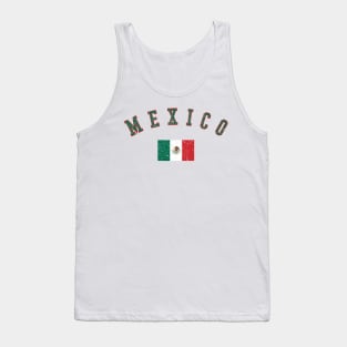 Mexico Country Heritage Flag Tank Top